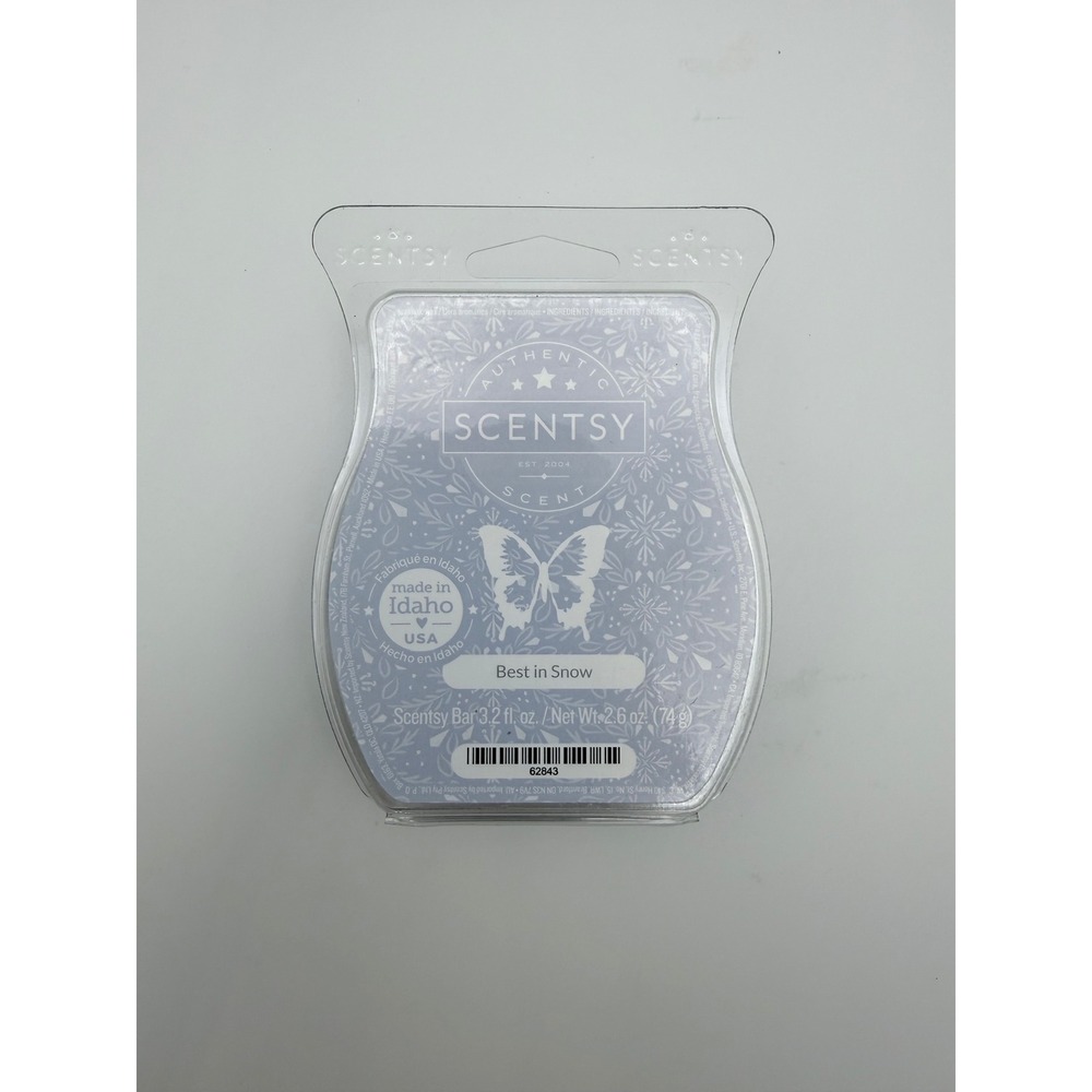 Scentsy Best in‎ Snow Bar Wax Melt Authentic Home Fragrance